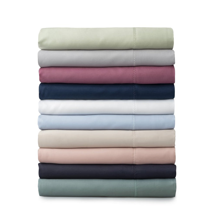 Hotel Style 500 Thread Count Tri-Blend with Lyocell Bed Sheet Set, Full, Blue Cove