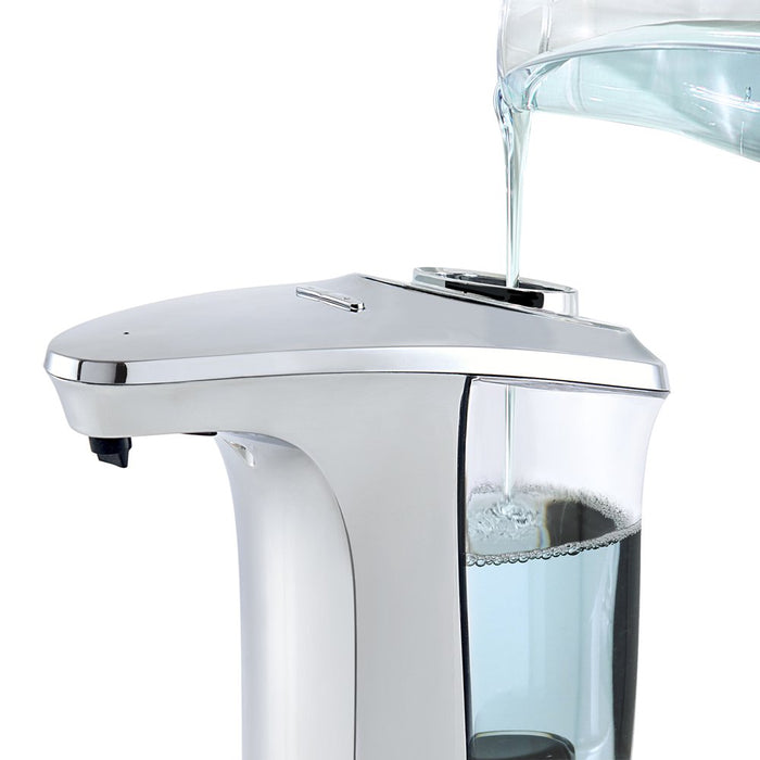 Better Homes & Gardens Hands Free Plastic Liquid Soap and Sanitizer Dispenser with Automatic Sensor