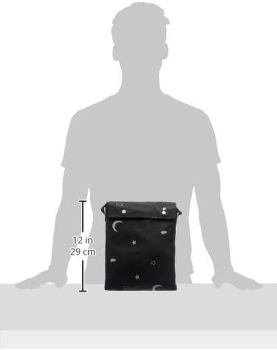 Portable Window Blackout Curtain Shade with Suction Cups for Travel, Kids, and Baby Nursery - 50" X 78", Moon & Stars - 1-Pack