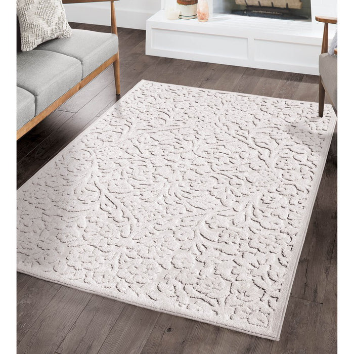 My Texas House Rosalie, Transitional, Floral, Woven Area Rug, 9' X 13'