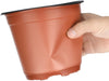 50 Pcs 6" Plastic Plants Nursery Seedlings Pot/Pots Flower Plant Container Seed Starting Pots