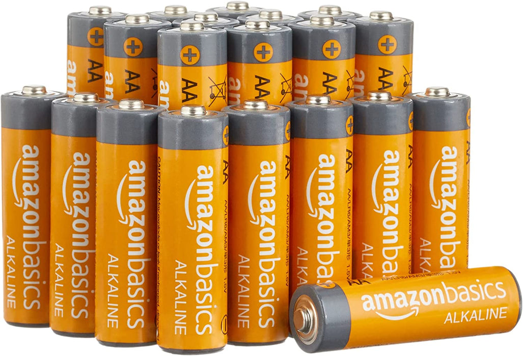 48 Pack AA High-Performance Alkaline Batteries, 10-Year Shelf Life, Easy to Open Value Pack