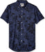 Men'S Standard-Fit Short-Sleeve Printed Poplin Shirt