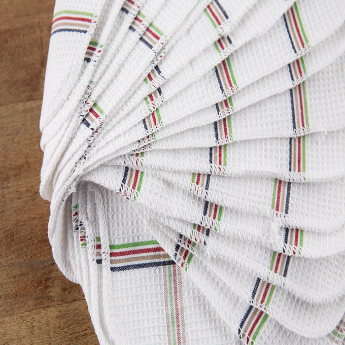 Mainstays, 18 Pack, Plaid Waffle Dishcloths Multi-Colored