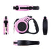 PETIMP Retractable Dog Leash Lightweight Portative 16FT Leash for Small Medium Dogs(Pink)