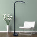 Somerset Home Adjustable Floor Lamp - 6Ft Full Spectrum Natural Sunlight Lamp with Bendable Neck, Black