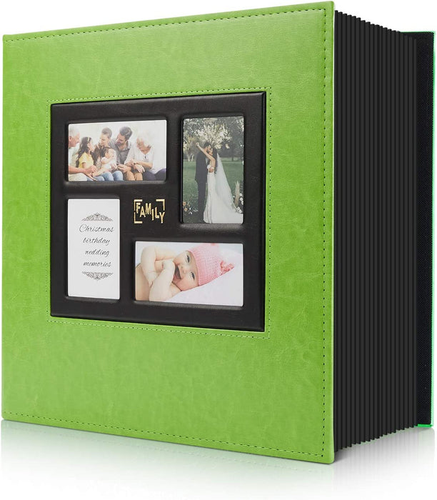 Photo Album 4X6 500 Pockets Photos, Extra Large Capacity Family Wedding Picture Albums Holds 500 Horizontal and Vertical Photos (500Pockets, Teal)