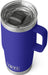 Rambler 20 Oz Travel Mug, Stainless Steel, Vacuum Insulated with Stronghold Lid, Black