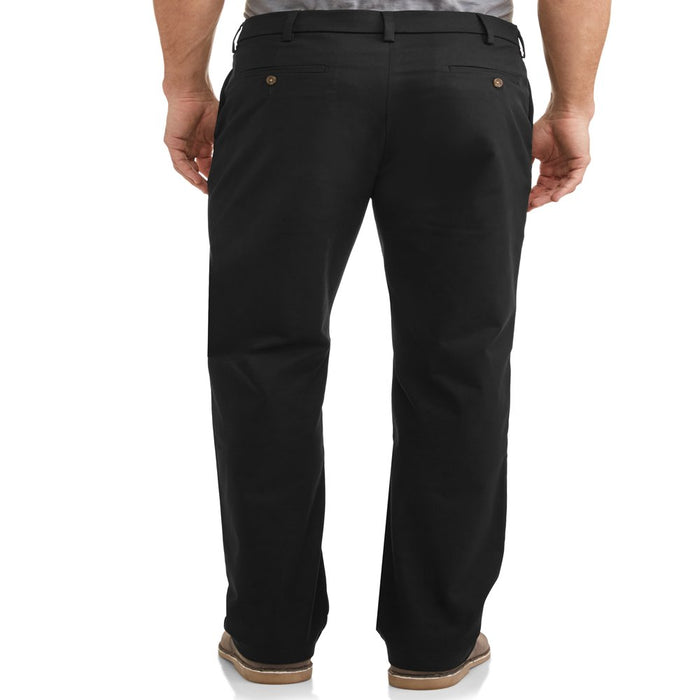 George Men'S and Big Men'S Premium Regular Fit Khaki Pant