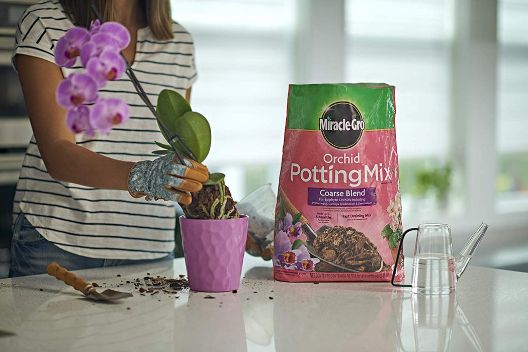 Miracle-Gro Orchid Potting Mix Coarse Blend, 8 Qt.