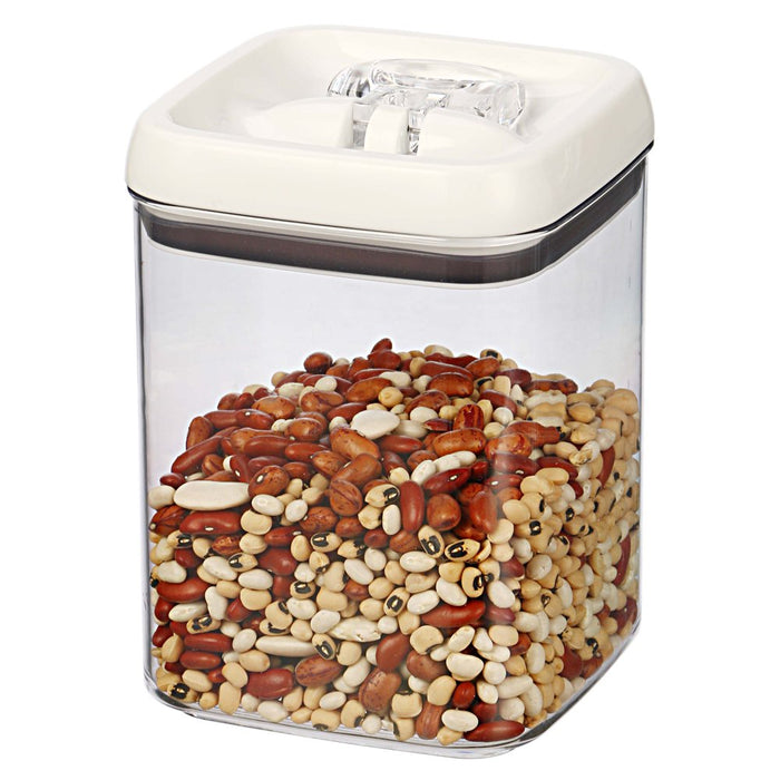 Better Homes & Gardens Canister Pack of 3 - Flip-Tite Square Food Storage Container Set, 4.5-Cup, 7.5-Cup and 10-Cup