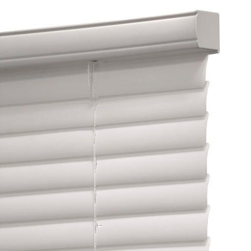 Mainstays Cordless 1" Vinyl Light Filtering Blinds, White, 32" Width X 64" Length