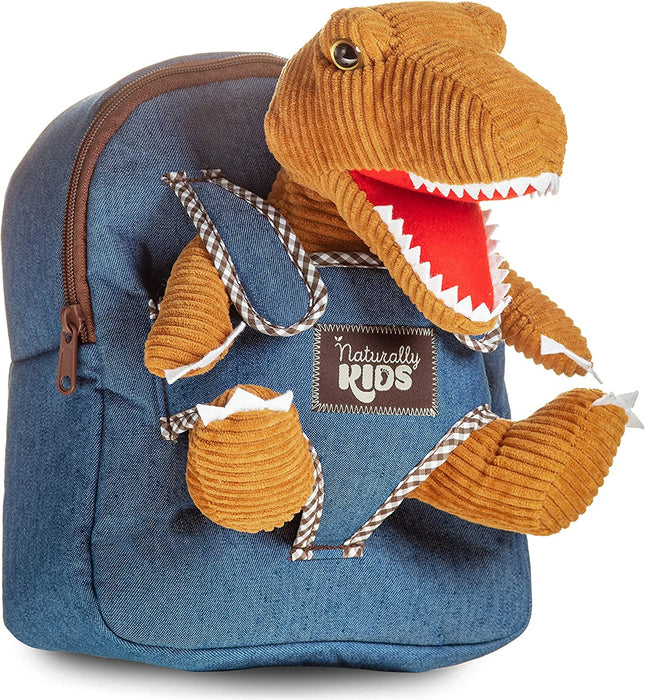 Small Dinosaur Backpack Dinosaur Toys for Kids 3-5 - Dinosaur Toys for 3 4 5 6 Year Old Boys Girls Gift - Toddler Backpack for Boys Dinosaurs for Boys Dino Toy - Dinosaur Stuffed Animal