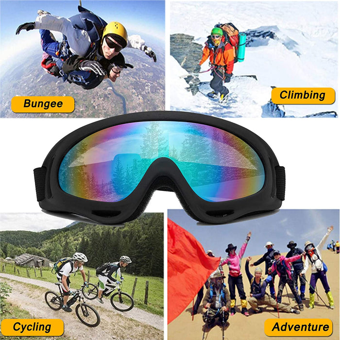 2 Pack Ski Goggles Snowboard Goggles for Men Women & Youth, Snow Goggle