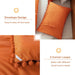Burnt Orange Pom Pom Fringe Comforter Full(79X90 Inch), 3 Pieces(1 Boho Comforter and 2 Pillowcases) Aesthetic Ball Pom Comforter, Lightweight Soft Microfiber down Alternative Bedding Set
