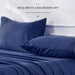 Full Size 7 Pieces Bed in a Bag Bedding Set - Lightweight Blue Comforter Set, All Season Ultra Soft down Alternative Bedding Comforter Set with Comforter, Pillowcase, Flat Sheet, Fitted Sheet