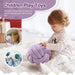 Knot Pillow Ball, Soft round Throw Pillow Cushion Home Decorative Ball Pillows, Handmade Plush Throw Knotted Pillow for Home Décor Children Play Knot Ball Toys (Small-7.87In, Lilac)
