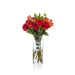 Glasswares Glass 9.5" Cylinder Live Laugh Love Vase, 1 Each