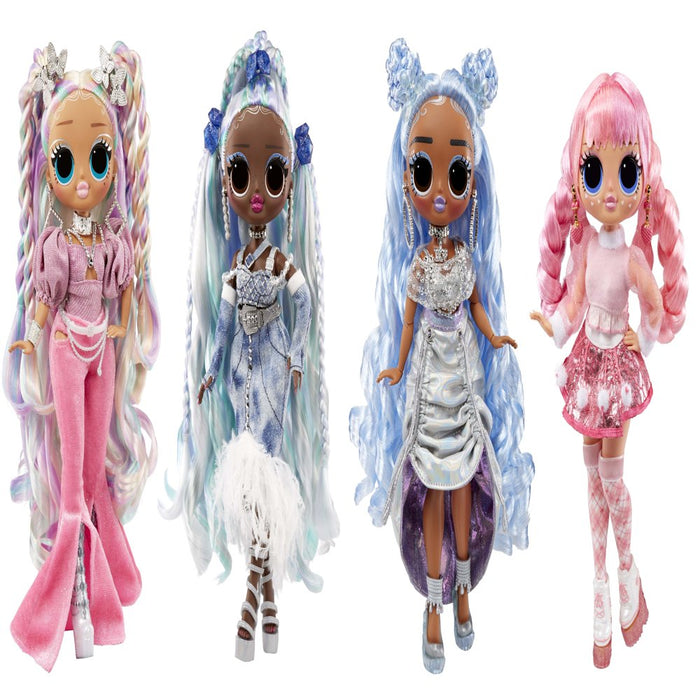 LOL Surprise OMG Fashion Show Hair Edition Twist Queen Fashion Doll with Magic Mousse, Transforming Hair, Hair Accessories, Collectible Fashion Dolls, Fashion Toy Girls Ages 4 and Up, 10-Inch Doll