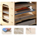 5 Tier Wood Office Paper Organizer for Desk Desktop File Holder Desk Letter Tray & A4 Paper Holder Document