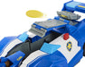Paw Patrol, Chase 2-In-1 Transforming Movie City Cruiser Toy Car with Motorcycle, Lights, Sounds and Action Figure, Kids Toys for Ages 3 and Up