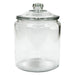 Heritage Hill Clear Glass Jar with Lid, 2 Gallon