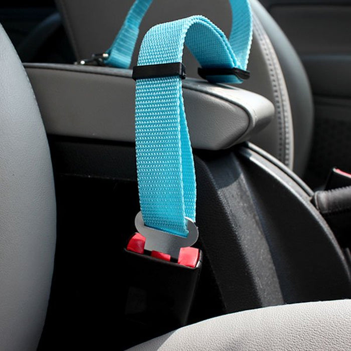 Direct to Seatbelt Tether for Dogs | Car Seat Belt for Pets | Adjustable Dog Safety Belt Leash | Quick & Easy Installation