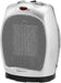 1500W Oscillating Ceramic Heater with Adjustable Thermostat, Silver