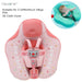 Baby Swimming Float Ring Swim Trainer Non-Inflatable Sunshade Kids Float Lying Swimming Pool Toys Bathtub for Accessories