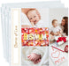 Photo Album Refill Pages 12X12 - (4X6 Landscape, 25 Pack) Holds 300 4X6" Photos, 4X6 Photo Sleeves for 3 Ring Binder, D-Ring Scrapbook Album 12X12, Archival Quality Page Protectors 12X12
