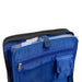 & GO 2" Fashion Zipper Binder, 3 Ring Organizer Bag, 2" Binder, Blue/Black