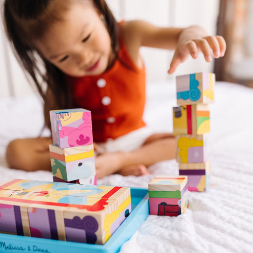 Blue'S Clues & You! Wooden Cube Puzzle (16 Pieces)