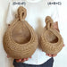 Jute Eco Storage Basket Portable Wall Hanging Flower Basket Organizer Fruit Vegetable Toys,Rattan Box Home Decoration by
