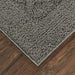 Mainstays Dylan Solid Diamond Traditional Runner Pewter Rug, 1'9"X5'