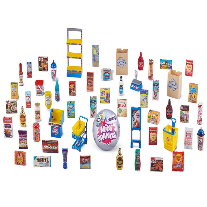 5 Surprise Mini Brands Series 3 Mystery Capsule Real Miniature Brands Collectible Toy by