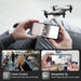 D20 Mini Drone for Kids with 720P HD FPV Camera Remote Control Toys Gifts for Boys Girls with Altitude Hold, Headless Mode, One Key Start Speed Adjustment, 3D Flips 2 Batteries, Silver