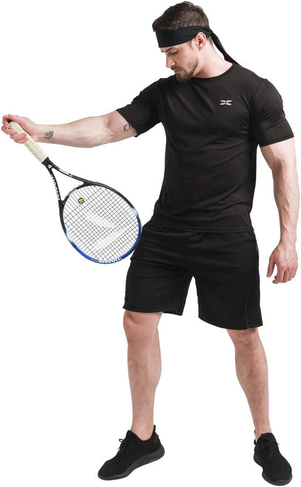 Sports Headband - Head Tie Tennis Tie Hairband - Sweatbands Headbands Wristbands Head Wrap - Ideal for Working Out,Tennis
