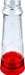 More Birds Bird Health+ Ruby Hummingbird Feeder, Glass Hummingbird Feeders for Outdoors, 4 Feeding Stations, 10 Ounces