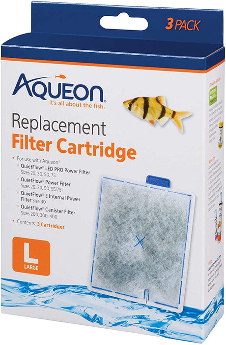 Aqueon Aquarium Fish Tank Replacement Filter Cartridges Extra Small - 3 Pack