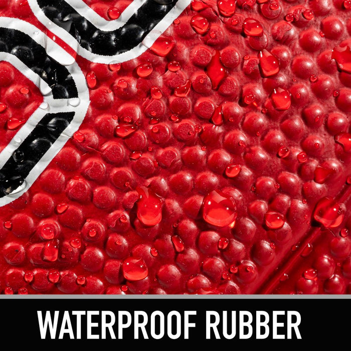 Junior Size Rubber Football - 6 Pack Deflated with Pump