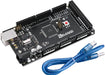 MEGA R3 Board Atmega 2560 + USB Cable Compatible with Arduino IDE Projects Rohs Compliant