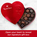 Russell Stover Valentine'S Day Red Foil Heart Assorted Milk & Dark Chocolate Gift Box, 10 Oz. (≈ 17 Pieces)