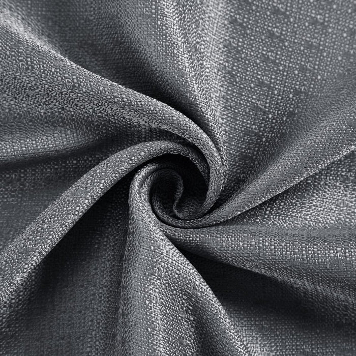 Mainstays Kingswood 4 Piece Curtain Set, 27.5X84, Grey Flannel