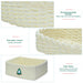 Wicker Basket Storage Basket 4PCS Woven Basket Handmade Paper Rope Bin Nesting Basket for Home Office Decor Bedroom