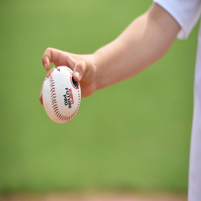 ESPN Future Pro Full Size Baseball-Learn How to Pitch like a Pro (With Fastball and Curveball Finger Placement)