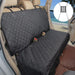 Deluxe Dog Seat Cover for Back Seat More Durable Waterproof Backseat Protector, High Heat Resistant and Nonslip Back Seat Cover for Dogs Kids,Universal Size Fits Cars Trucks Suvs (Beige)