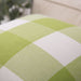 Buffalo Checker Plaid Farmhouse Summer Square Decorative Throw Pillow for Couch, 12" X 20", Green/White, 2 Pack