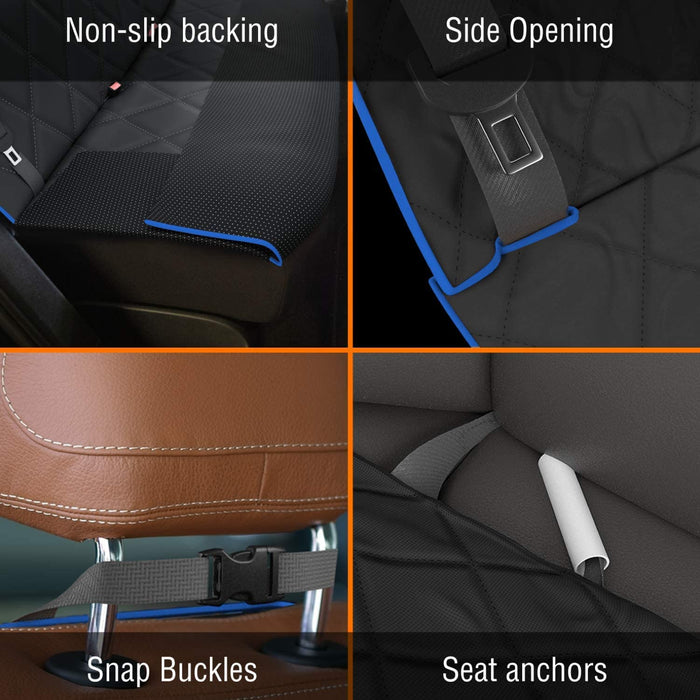 Bench Dog Car Seat Cover for Back Seat, Waterproof Dog Seat Covers for Cars, Durable Scratch Proof Nonslip, Protector for Pet Fur & Mud, Washable Backseat Dog Cover for Cars & Suvs