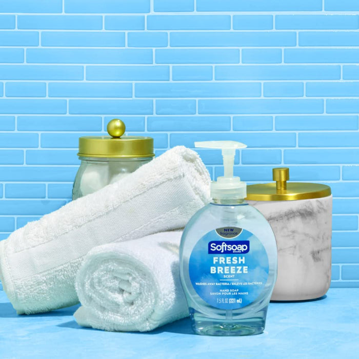 Softsoap Liquid Hand Soap, Fresh Breeze - 7.5 Fluid Ounce (Pack of 6)