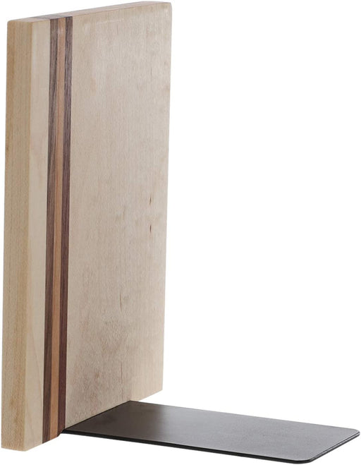 Office Decor Wood Bookends Wood Book Ends for Home Rustic Bookend Desktop Book Stopper Desktop Organizer for Home Office Office Bookshelf